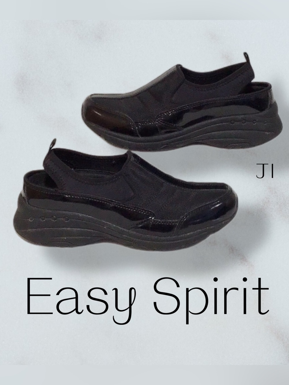 EASY SPIRIT Tour Walk Leather Slingback Shoes Size‎ 7 1/2